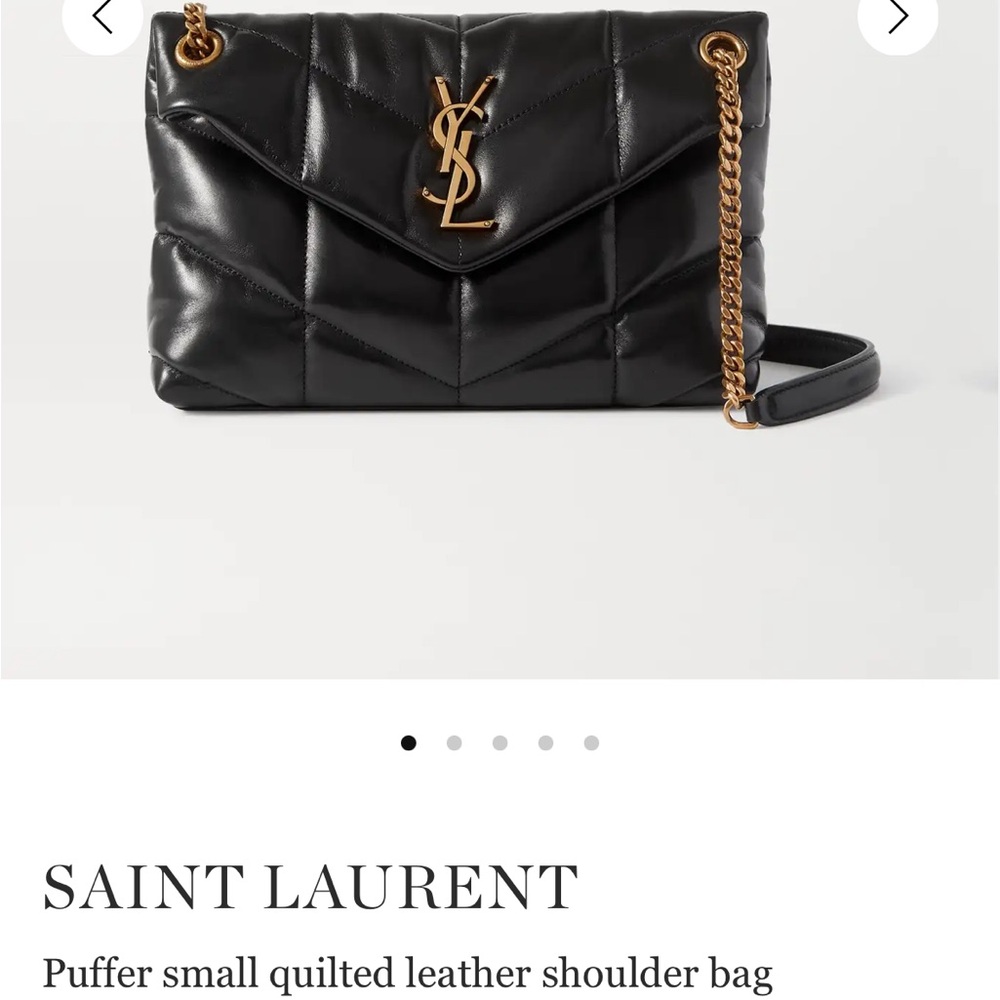 Yves Saint Laurent Small Loulou Leather Puffer Bag